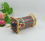 Shinny Gifts Kingfom Hot Sale Retro Fashion Style Zakka Crafts Toothpick Holder