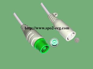 China Insulated One Piece ECG Lead Cable DS5300W Accurate Messurement Snap End factory