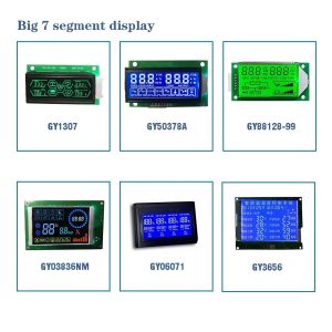 Backlight Optional Colors 16 Segment TN LCD 14 Segment Large 7 Segment LCD