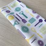Cute printed microfiber absorbing water kitchen useage dry wipes thick and good