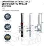 Stainless Steel Short And Long Bone Trephine Drill Dental Implant Drill Kit