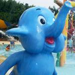 Customized Octopus Spray Park Equipment Fiberglass Water Parks For Kids