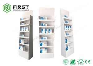 China Custom Printing Paper Cardboard Display Retail Corrugated Carton Floor Display Stand factory