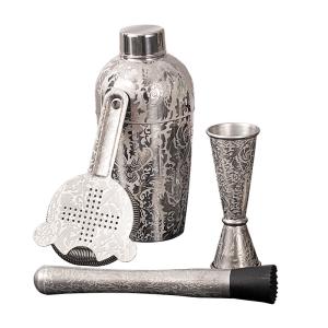 China Stag Style Stainless Steel Homeware Mixology Drink Cocktail Mixer Set factory