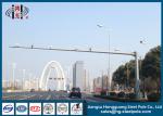 Hot Dip Galvanization CCTV Camera Mounting Post Anti Corrosion