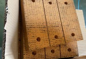 China Oilfield Brake Blocks Oilfield Woven Brake Block Material for Pile Driver Drilling Rig factory