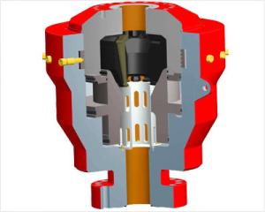 China API 16A Wellhead 11&quot; 10000psi Tapered Rubber Core Annular BOP / Blowout Preventer factory