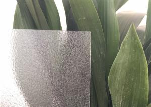China Opaque Decorative Patterned Glass 3.2 Mm Thickness Brass / Nickel / Patina factory