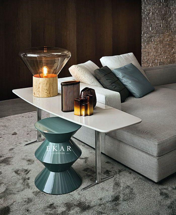 New Simple Design Modern MDF Round Small End Table