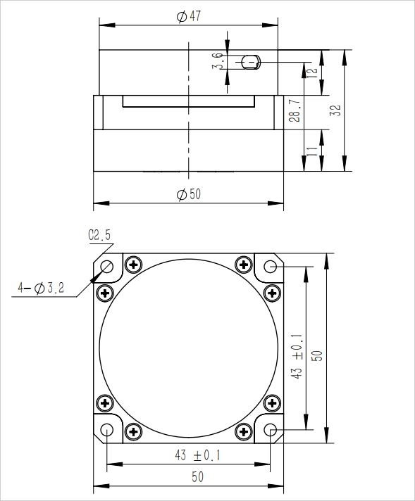 Electronic Gyroscope Sensor 4W Steady-state Power Consumption Weight