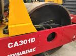 CA301D Used Road Roller 131HP Power Single Drum Roller 1300kg Weight 1 Year