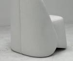 Minimalist 5 Star Hotel Lobby Furniture Velvet Single Lazy Sofa Chair