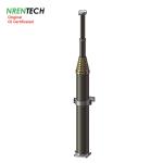 12m Non-Lockable Pneumatic Telescopic Mast For Mobile Telecommunication Antenna