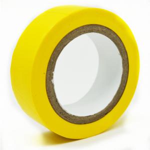 China Waterproof Insulation PVC Tape 25mm Yellow Flame Resistant factory