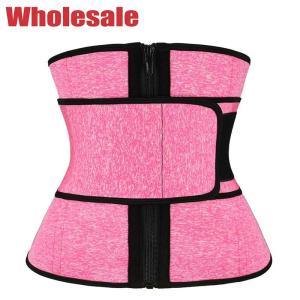China Skin Friendly Stomach Waist Trimmer Belt YKK Zipper Waist Reducing Corset factory