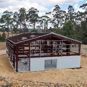 China Q345B Steel Fireproof Coatings 2h Seismic Compliance GB50011 BIM LOD300 Hot-Dip Galvanizing ≥80μM Industrial Design Style Warehouse Steel Structure factory
