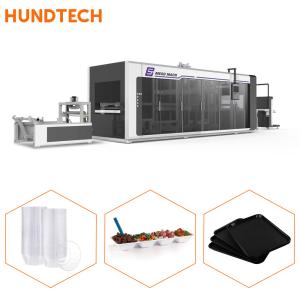 China 4.5KW Servo Automatic Plastic Thermoforming Machine For Food Containers factory