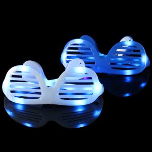 China New Type Multi-Color LED Shutter Glasses For Concerts, Party, Night Clubs And More! factory