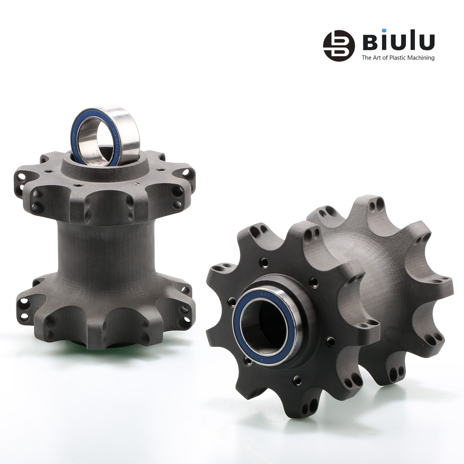 3D Print 5 Axis CNC Plastic Machining Multiple Process Rapid High Precision Nylon Part