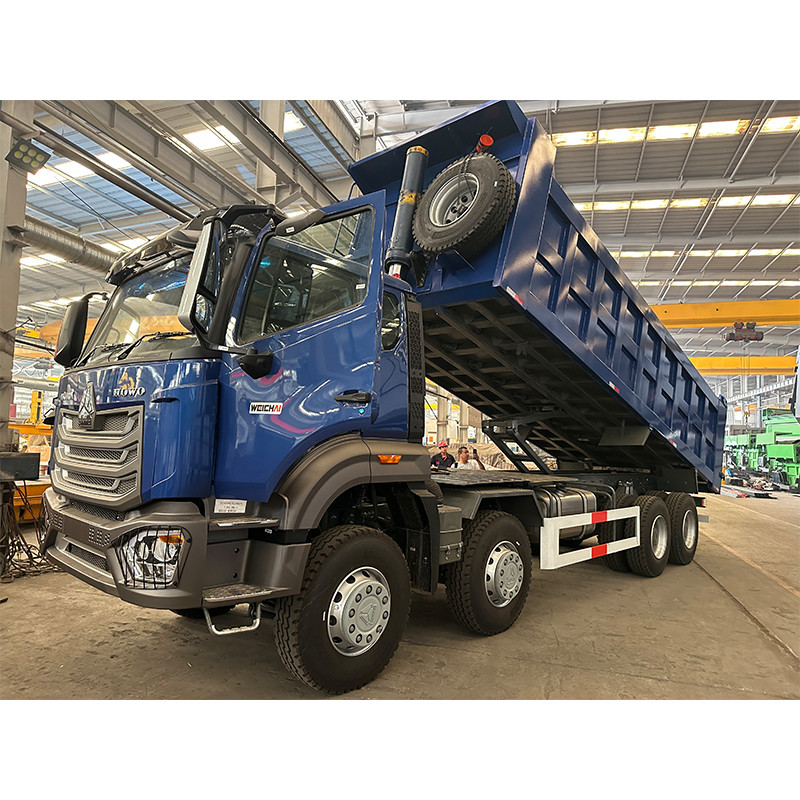 Left Steering HOWO 8x4 Dump Truck 15T-20T With 10 Forward Shift Number