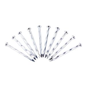 China Concrete Steel Angular Spiral Shank Nails With Very High Shining factory