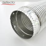 Kitchen Exhaust Air Duct , Semi Rigid Flexible Ducting With Galvanized Steel