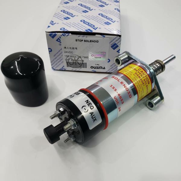 OUSIMA Shut Off Solenoid 155-4653 1554653 3E-7985 24V For E330 E330B/C 350
