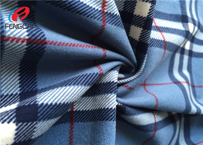 Imitate Cotton 100 % Polyester Velvet Fabric Warp Knitting For Home Textile