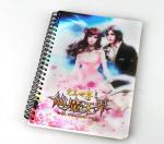 PLASTIC LENTICULAR customized pp pet materical 3D Lenticular Albums Cover