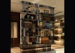 Brand Men's Retail Store Clothing Racks , Luxurious Metal Clothes Rack For