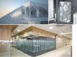 10mm Toughened Silk Screen Printing Glass Soundproof Decorative Art Glass