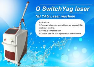 China Dual Lamp Q Switched ND YAG Laser Machine Tattoo Removal / Pigmentation Removal Machine factory