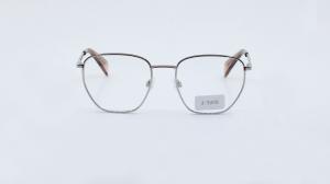 China American Optical Eyewear 52mm Silver Frame durable metal eyegalss frame clear lens for Women girls factory
