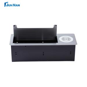 China Customized Hidden Recessed Desk Countertop Pop Up Desk Outlet factory