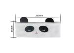 Stereo Sound Wired Noise Cancelling Headphones 1300MM Cord Length Panda Style