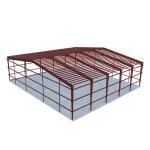 Low Costs Prefab Workshop Steel Structure Buildings Steel Truss Main Frame
