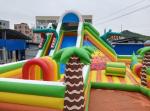 Commercial Inflatable Bouncy Castle Palm Trees Theme Playground Equipment For