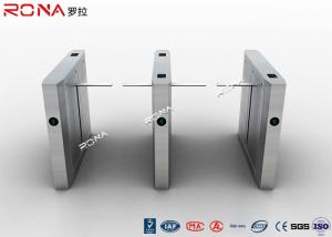 China Card Access Controllers Drop Arm Turnstile Swing Turnstile 24V DC Brush Motor factory