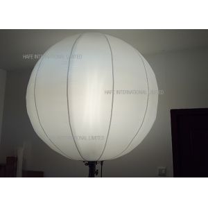 400W Inflatable LED White Sphere Event Lighting Balloon Customized For Sale