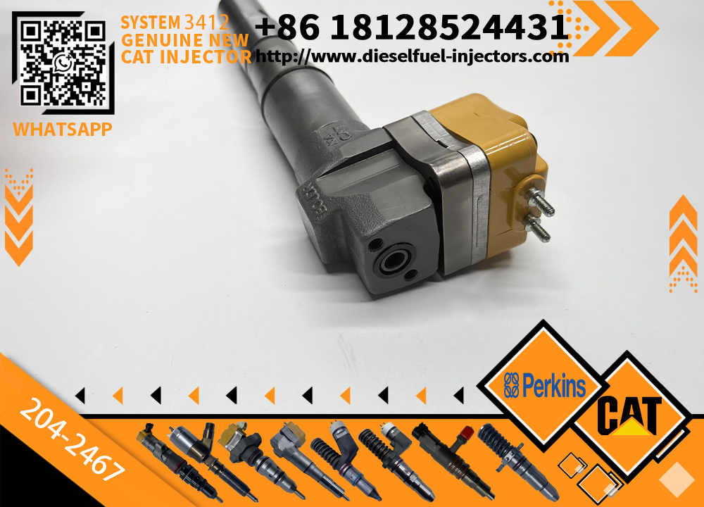 Construction Machinery Parts 198-6877 204-2467 232-1170 232-1175 Excavator Injector 3412E Engine Diesel Fuel Injector 174-7527