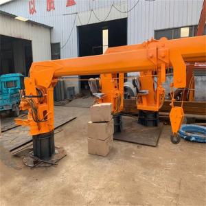 China 25t Hydraulic Mobile Harbour Crane Telescopic Boom Marine Deck Crane factory