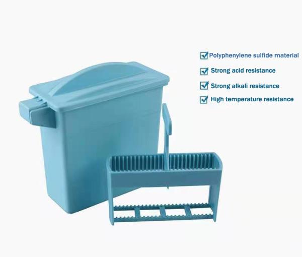 Pathological Analysis Equipments Glass Slide Staining Rack Histology tissue
