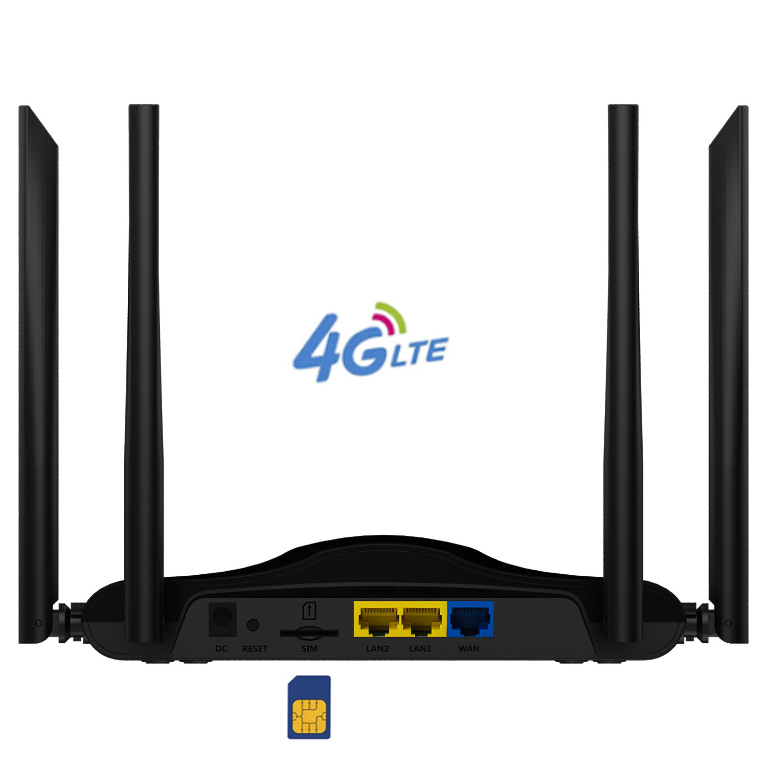 China TUOSHI 4G CPE маршрутизатор слот SIM карты портативный универсальный 3 WAN порт беспроводный модем 2.4G Wi-Fi брандмауэр домашнее использование на отк factory
