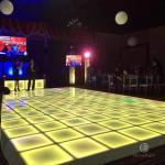 Program 30pcs LED Dance Floor 3D Mirror Dancefloor for DJ Lighted Wedding Party