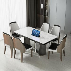 China Dining Room Table And Chair Set with Web Application Firewall and Security Measure Secure Your Dining Experience factory