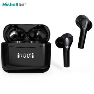 China J5 Pro Black Wireless Earbuds ENC Waterproof True Wireless Stereo Earphones factory