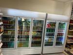An Economical Refrigerated Freezer Display Cabinet Direct Cooling High-Capacity