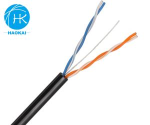 China 300m Outdoor Internet LAN Cable 2pair UTP CAT5E Ethernet Cable factory