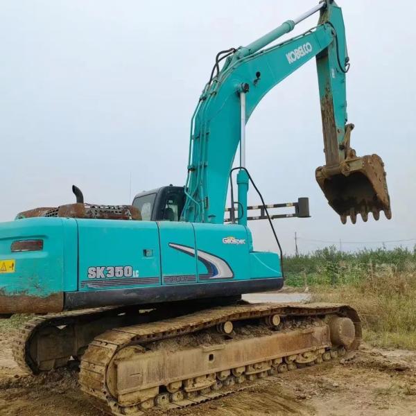 Original Hydraulic Valve and Durable Steel 2019 Kobelco SK350 Excavator for