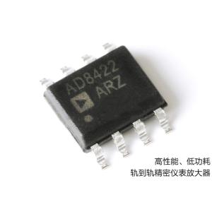 China AD8422ARZ-R7 Analog Instrumentation Amplifier Rail to Rail 16 Bits factory